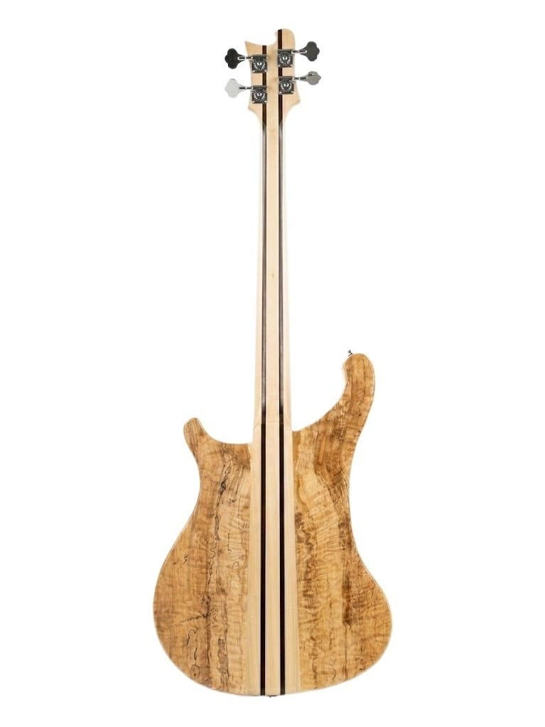 Basso elettrico a 4 corde con corpo solido, manico in frassino e legno di acacia pickup Humbucker, ponte regolabile for performance sul palco in studio (Bajo Electrico)
