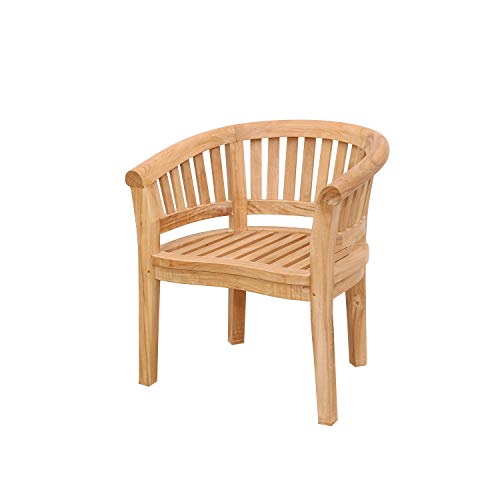 Anderson Teak Chd-032T Curve Armchair With Extra Thick Wood #TOP14