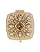 Jay Strongwater Schuyler Maltese Bejeweled Compact - Golden