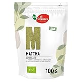 El Granero Integral - Matcha Ecológica - 100 g - Apto para Veganos - Regulador Hormonas - Fuente de Vitamina C y Magnesio - Propiedades Antioxidantes - Ideal para Preparar un Delicioso Té Matcha