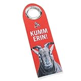 Maße: ca. 27 x 8 cm 1. FC Köln Türanhänger/Türhänger/Türanhängeschild Hennes - Plus gratis Aufkleber Forever Köln