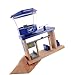 DIYEAH Wooden Airplane Station Toy Interactive Learning Pretend Play Set Construction Toys for Kids
