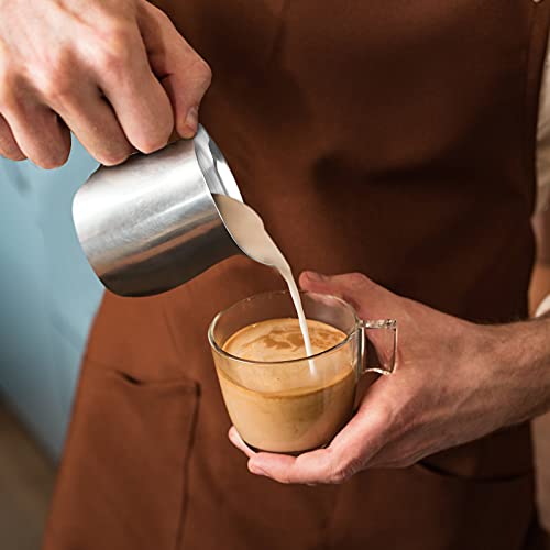 GWHOLE Milk Frothing & Steaming Cup, Espresso Pitcher - 8oz, 240ml - Thumbnail 4
