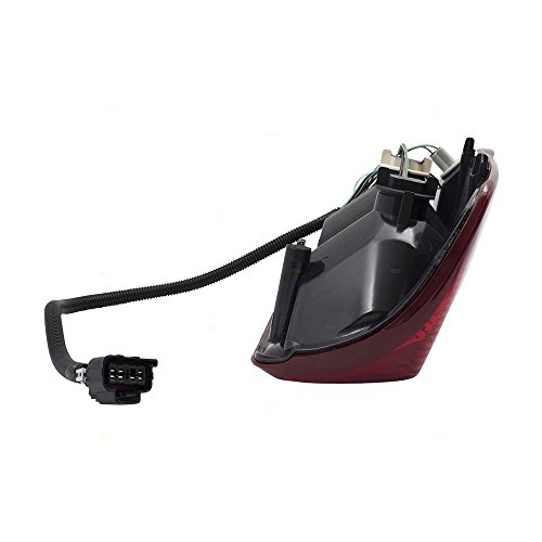 Brock Replacement Passenger Tail Light W/Red Signal Lens Compatible With 02-06 Escalade & 2003-2006 Esv 15079079 #TOP6