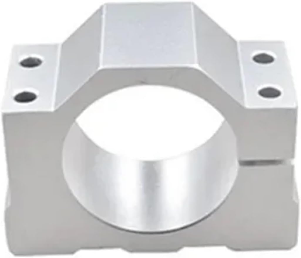 45mm 52mm 55mm 65mm Aluminum Spindle Clamp Motor Bracket for CNC Engraving Router Machine Motor Mounting Holder(55mm clamp)