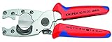 KNIPEX Tools - PVC Pipe Cutter, Chrome, Multi-Component (902520)