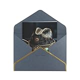 Elegante borde dorado: los detalles del borde dorado añaden un toque de sofisticación y elevan la calidad general de la tarjeta.