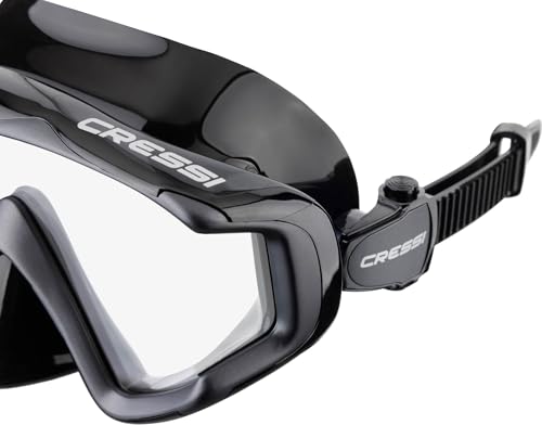Cressi Liberty Triside 3-Lens Masks, Black/Graphite by CRESSI - Image 7