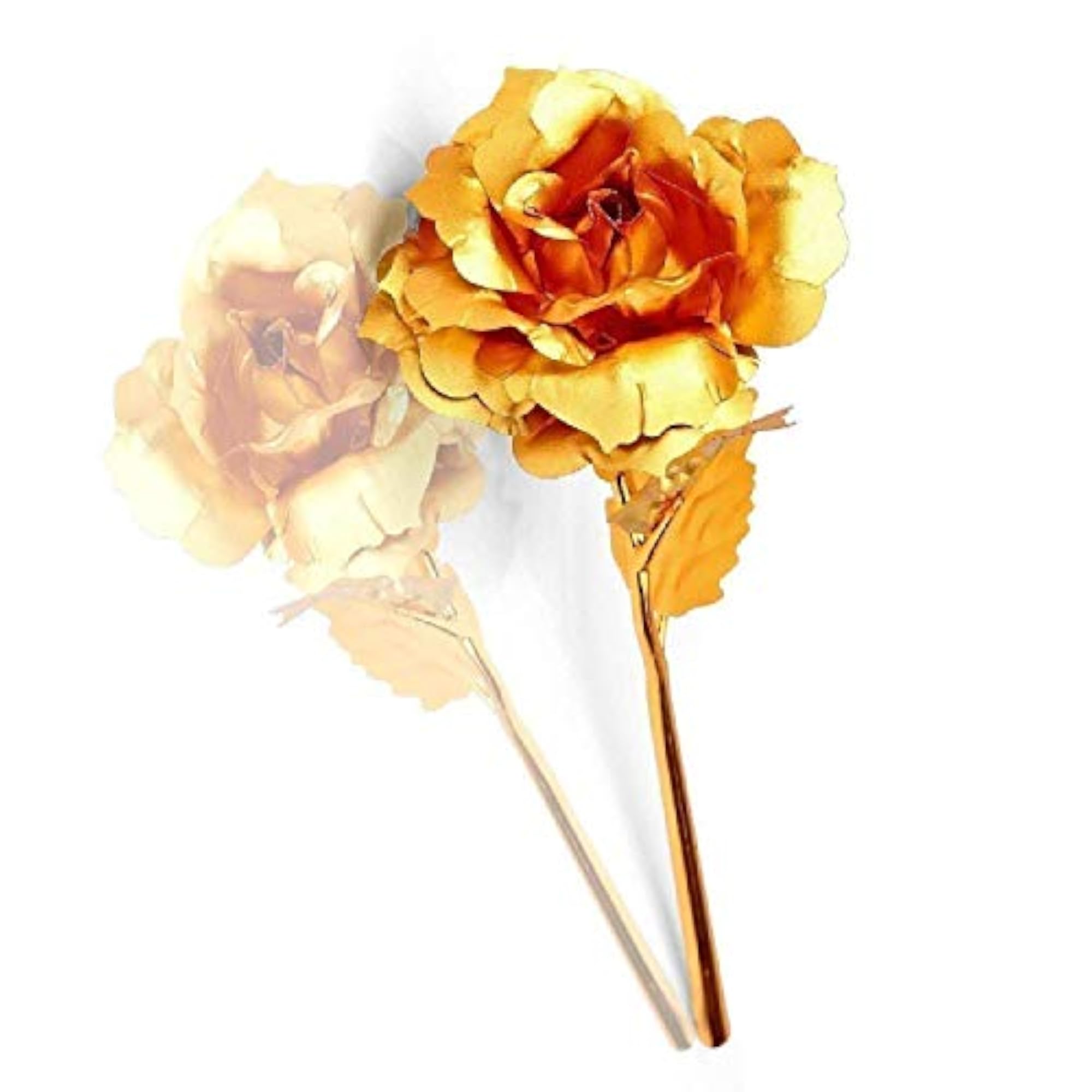 Artificial 24k Gold Rose Flower Gift for Girlfriend, Romantic Surprise