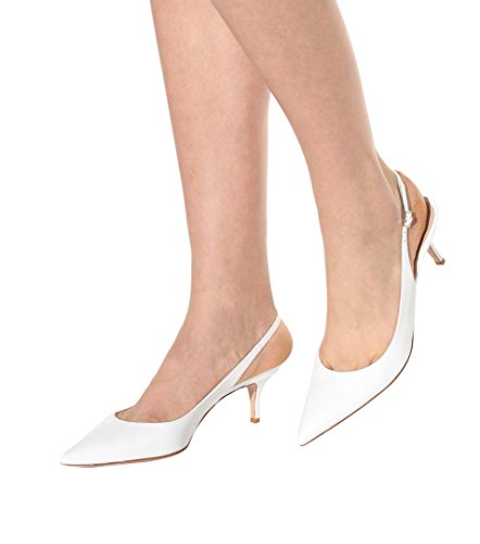 SAMMITOP Women's Pointed Toe Slingback Shoes Kitten Heel Pumps Comfortable Dress Shoes - Image 4