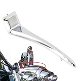 Cyreedom Motorcycle Headlight Housing Top Trim Strip Headlamp Top Trim for Harley Road King FLHT 1988-2013 (Chrome)