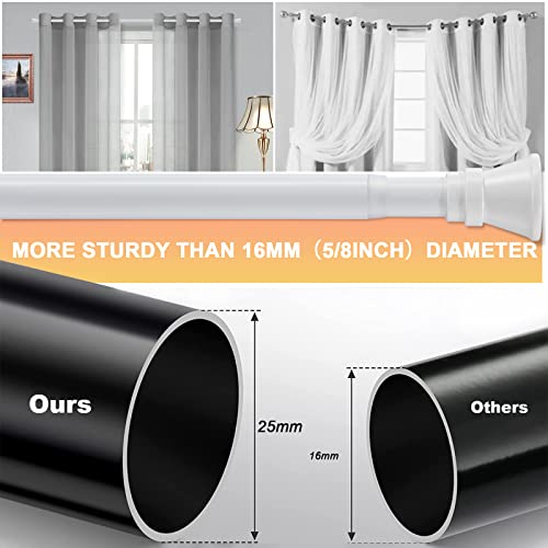 Bastone Tenda Bianco, Bastone per Tende 76-204cm