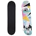 Cal 7 Complete Skateboard, Popsicle Double Kicktail Maple Deck, Skate Styles in Graphic Designs (7.75" 90's Hella)