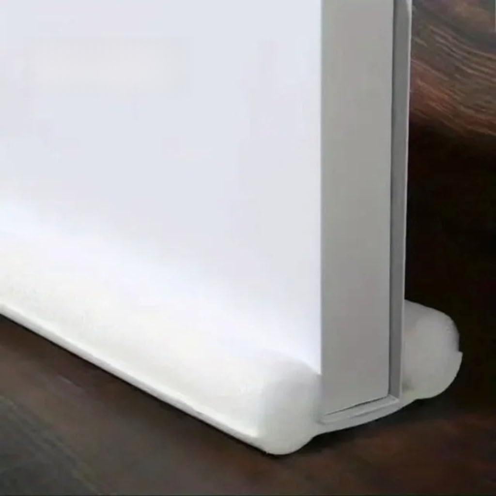 91cm Door Sealing Strip - Soundproof & Dustproof Bottom Seal for Home, Hotel, and Restaurant - 1pcs(White)
