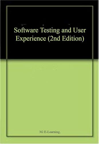 Software Testing and User Experience (2nd Edition)