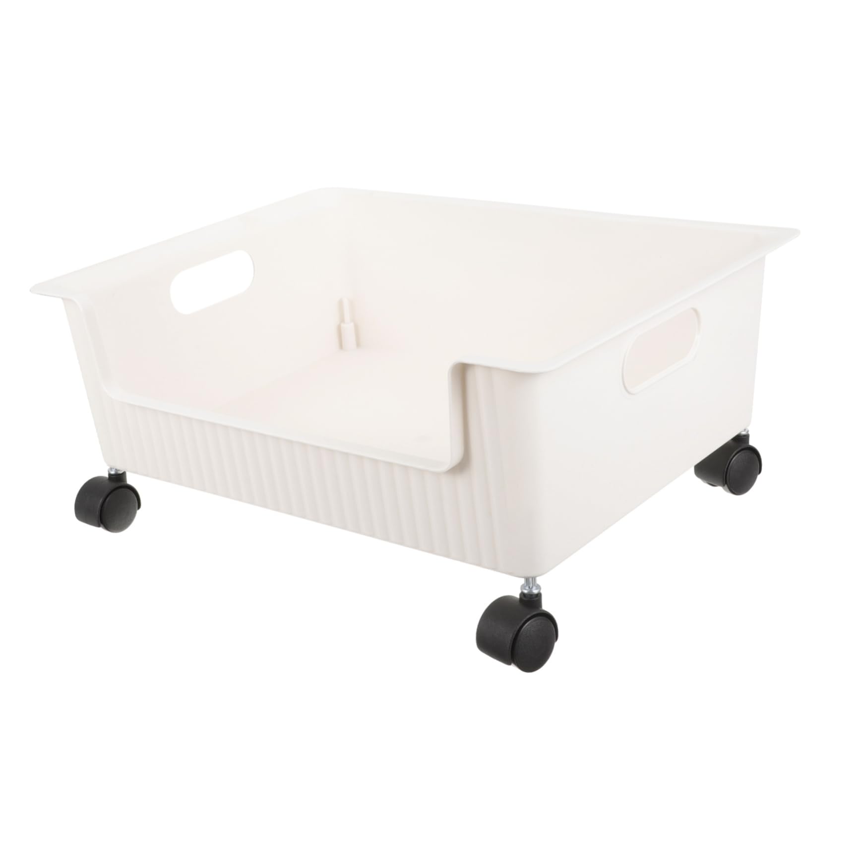 Organisateur pratique sous bureau COLLBATH et bac de rangement plastique robuste mobile