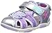 Geox B Sandal Agasim Girl, Bébé Fille, Violet argenté, 22 EU