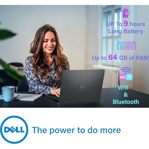 Image of Dell Inspiron 15.6 inch FHD Touchscreen Laptop, 64GB RAM, 2TB SSD, Speed 8-Core AMD Ryzen 7 7730U (Outperforms Intel i7-1255U in Multitasking), Windows 11 Pro, Long Battery Life, w /WOWPC Recovery USB