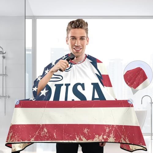 Capa de barbero impermeable para hombre Kigai América miniatura 6