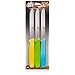 Alfi All-purpose Knives Aerospace Precision Round-tip - Made in USA (Multi-Color, 3)