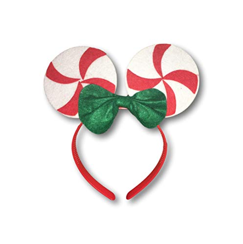 Kids Christmas Headbands - Peppermint Candy Headband Accessory (Peppermint Candy)