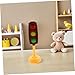 LIOOBO Realistic Signal Light Model: Simulation Traffic Lamp Toy with Lighting and Sounds - Role Play Mini Red/Yellow/Green Traffic Signal Lamp No Battery