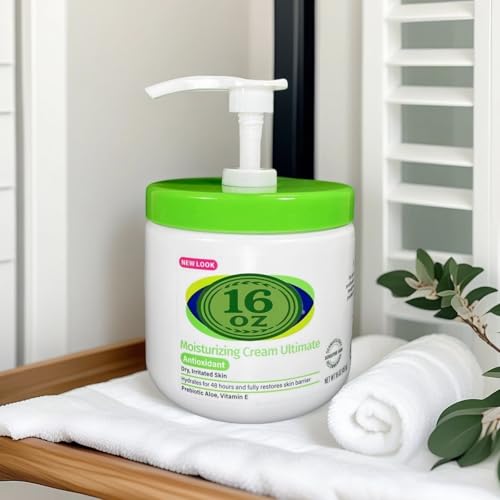 for Cetaphil Moisturizing Cream 16oz & 20oz Replacement Pump Head | Reusable Dispenser for Easy Squeeze, Hygienic Use | Fits Original Bottles, No Spill Design (16 Ounce(Pack of 2))3