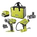 Produktbild Ryobi ONE+ Akku-Schlagschrauber-Handkompressor-Set R18IWPI-120S, 18Volt