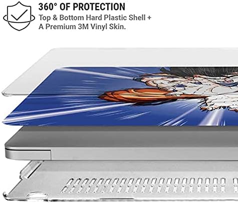 Skinit Case + Skin Compatible with MacBook Pro 13in M1 (2021) - Officially Licensed Dragon Ball Z Dragon Ball Z Goku Blast Design