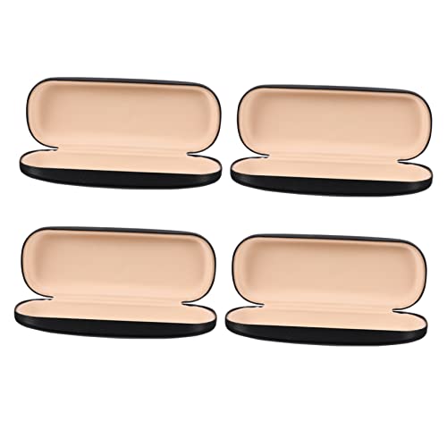 BESPORTBLE 4pcs Random Pvc Glasses Cases Metal Frame Eyeglasses Protector Bag for Men Women