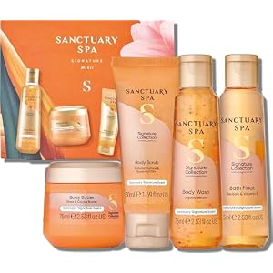 Sanctuary Spa Signature Minis Gift Set, Vegan, Gift For Women, Birthday Gift, Womens Gift Sets, Self Care Gift