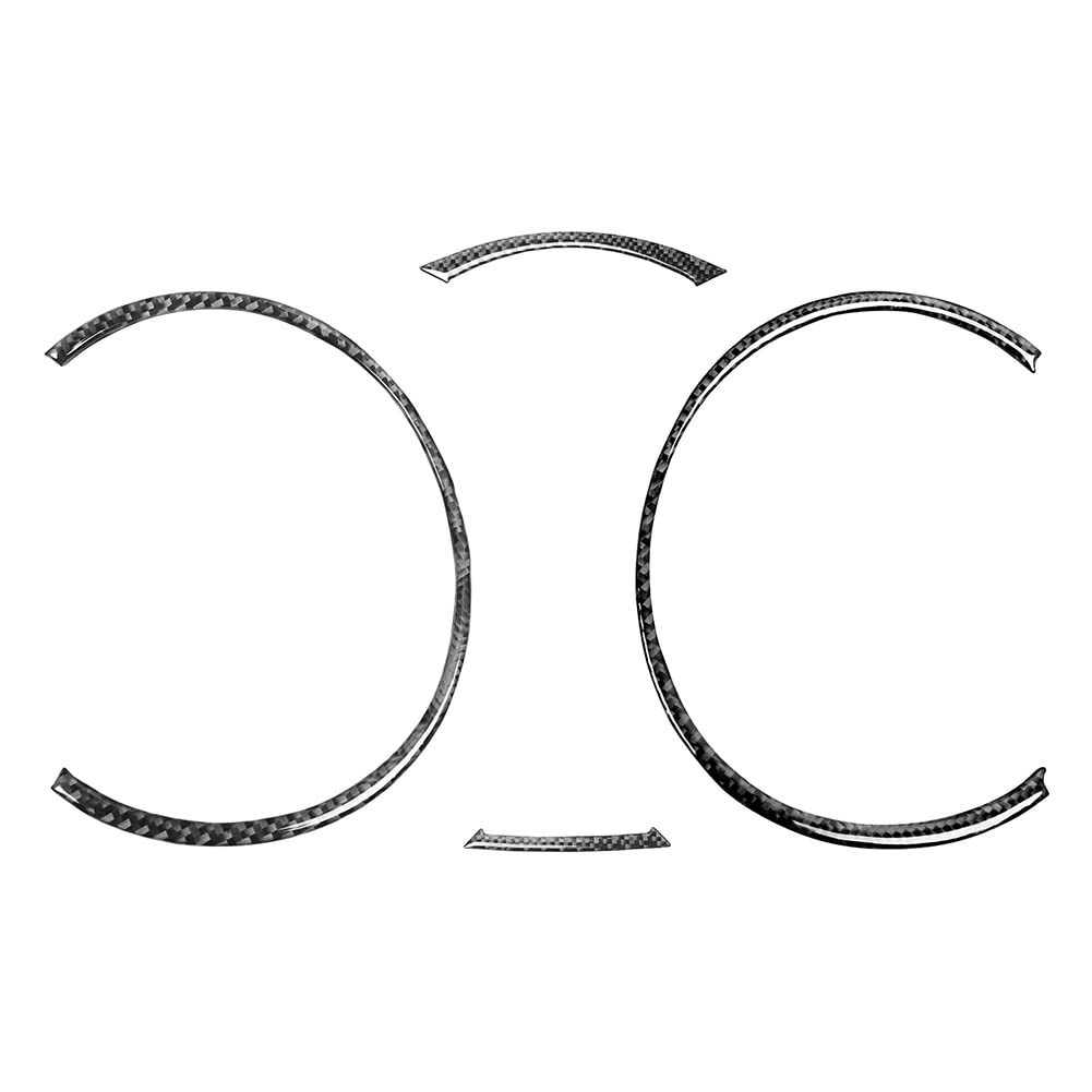 LIRU Car Interior Speedometer Panel Frame Cover Trim Replacement Kits Carbon Fiber for MITSUBISHI Lancer EVO X MR 2008-2015