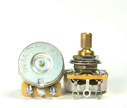 Emerson Custom Pro CTS - 250K Blender Short (3/8 Inch) Split Shaft Potentiometer