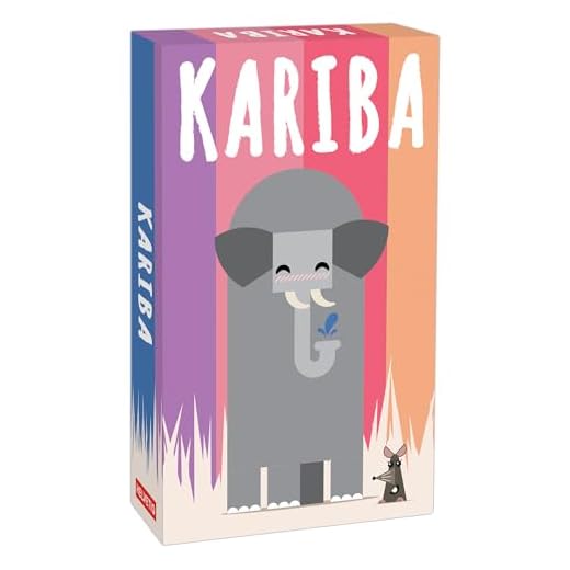 Kariba Card Game - Survival of The Fittest in The African Savanna! Fast-Paced Strategy Game for Kids & Adults, Fun for Family Game Night Ages 6+, 2-4 Players, 15 Minute Playtime, Made by Helvetiq