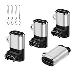 Rndono Adattatore di ricarica USB-C per Garmin Watch, 4 pezzi, cavo di ricarica angolare Type-C per Garmin Vivoactive 5/4S, Venu 3S/2S/SQ, Fenix 8/7/7X/6/E, Forerunner 165/965/955/945/265/55/45, Epix