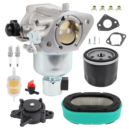 16-853-19S Carburetor Replacement For Kohler KT725 KT730 KT735 KT740 KT745 Include Air Filter Fuel Pump Oil Filter parts Replace 32-853-67-S 32-853-63S