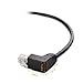 Cable Matters 10Gbps Combo-Pack 90 Degree Cat 6 Ethernet Cable - 5ft, Cat6 Right Angle Ethernet Cable (Right Angle Up and Down Connectors)