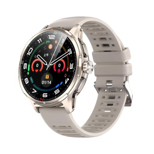 4G Smartwatch mit SIM- Kartensteckplatz und Sprachsteuerung; Dual- OS Herren Outdoor Sports Smartwatch mit NFC, Infrarot- Fernüberwachung und Schnellladung