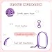 WALLFID Protective Case with Crochet Clothes for Mini Labubu, Handmade Hat & Bib, Clear Shell Carrier with 3-Piece Outfit Set for 10cm Dolls,Cute Doll Accessories (No Doll) (Lavender Purple)