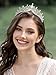 SWEETV Silver Tiara for Women, Baroque Queen Tiaras and Crowns for Women, Crystal Headpieces Mermaid Crown Princess Tiaras Hair Accessories for Bride Party Quinceanera Bridesmaids Halloween Prom