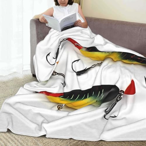Couverture imprimée pêche pour soirées cocooning au salon - 7