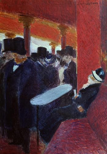 Lienzo decorativo para pared de alta calidad con la pintura clásica En el Folies Bergere