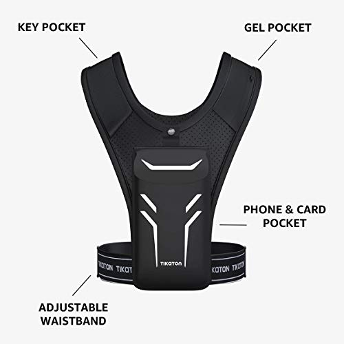 Tikaton Running Vest with Adjustable Waistband & Smart Materials - USA Original Patent, USA Designed, USA Shipped, USA Warranty - Thumbnail 5