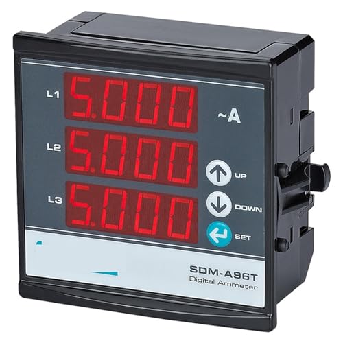 Ampèremètre numérique triphasé 100A, moniteur LED mince pour optimiser votre consommation