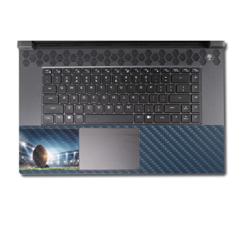 Image of MightySkins Carbon Fiber Skin Compatible with Alienware M17 R5 (2022) Full Wrap Kit - Big Game | Protective, Durable Textured Carbon Fiber Finish | Easy to Apply & Change Styles | Made in The USA