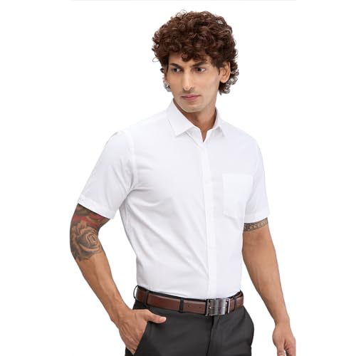Image of Park Avenue Men's Plain Regular fit Formal Shirt
