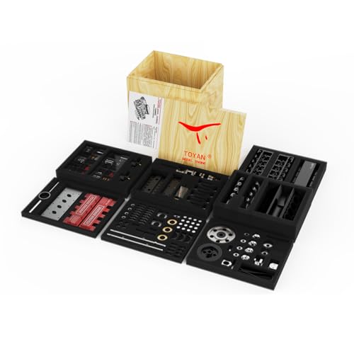 iREOGAME V8 Engine Kit That Works, FS-V800 1/10 Eight-Cylinder Four-Stroke Water-Cooled Nitro Engine Model for RC Car & Boat (KIT Version)