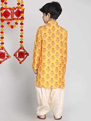 Image of VASTRAMAY Boys' Ajrak Kurta & Patiyala Set