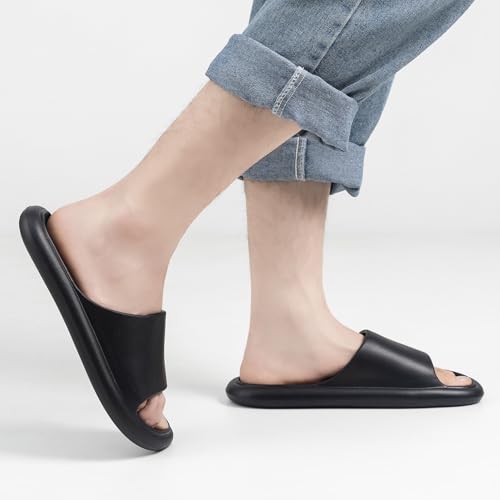 The Essentials Wardrobe Ladies TEW Sliders - Black - UK 5 - Image 5