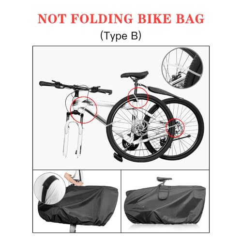 Bolsa de transporte para bicicleta plegable ideal para viajar en tren, coche y ciudad 4